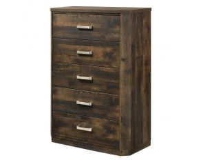 Elettra Chest in Rustic Walnut