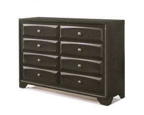 Soteris 8 Drawer Dresser in Antique Gray