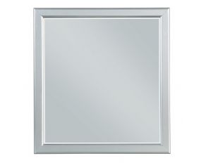 Louis Philippe Mirror in Platinum