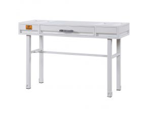 Cargo Vanity Desk in White