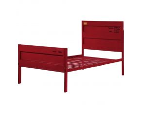 Cargo Twin Panel Bed in Red