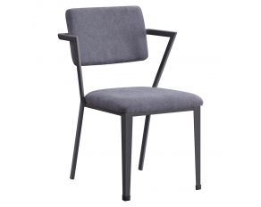 Cargo Chair in Gray and Gunmetal