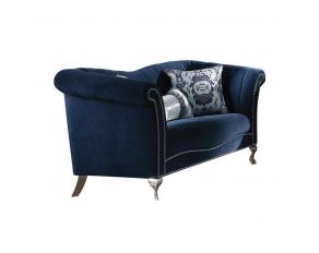 Jaborosa Loveseat with 2 Pillows in Blue