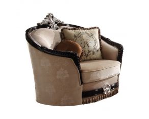 Ernestine Chair with 2 Pillows in Tan