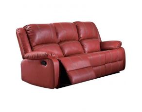 Zuriel Sofa with Reclining Mechanism in Red