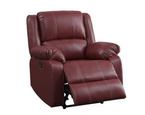 Zuriel Recliner in Red