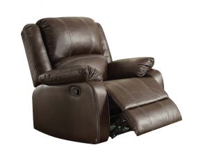 Zuriel Rocker Recliner in Brown