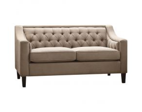 Suzanne Loveseat in Beige Fabric