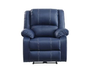 Zuriel Power Motion Recliner in Blue