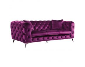 Atronia Sofa in Purple