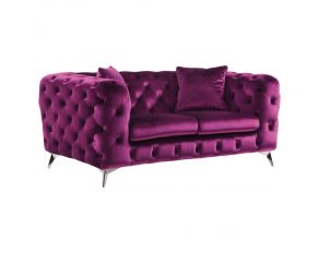 Atronia Loveseat in Purple