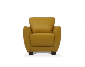 Valeria Chair in Mustard Leather