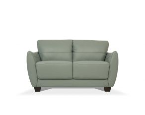 Valeria Loveseat in Watery Leather