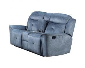 Mariana Loveseat in Silver Blue