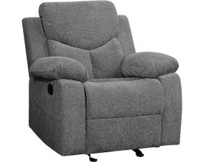 Kalen Glider Recliner in Gray