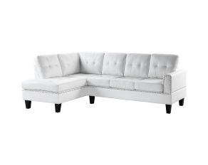 Jeimmur Sectional Sofa in White