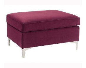 Jaszira Ottoman in Burgundy