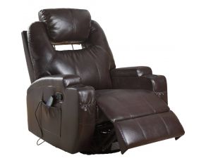 Waterlily Rocker Recliner in Brown PU