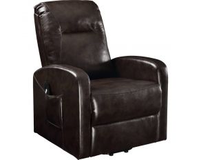 Kasia Recliner with Power Lift in Espresso