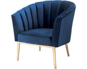 Colla Accent Chair in Midnight Blue