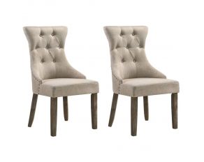 Gabrian Set of 2 Dining Chairs in Reclaimed Gray