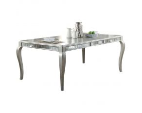 Francesca Rectangular Dining Table in Champagne