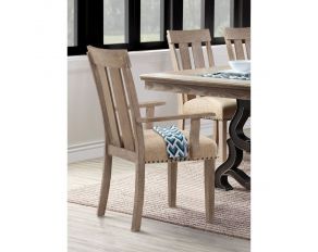 Nathaniel Set of 2 Arm Chairs in Maple