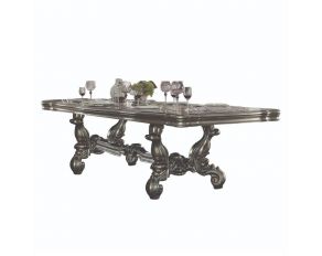 Versailles 136 Inch Rectangular Dining Table in Antique Platinum