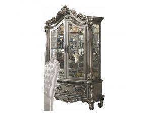 Versailles Curio Cabinet in Antique Platinum