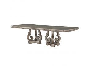 Northville Rectangular Dining Table in Antique Silver