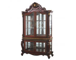 Picardy Curio Cabinet in Cherry Oak