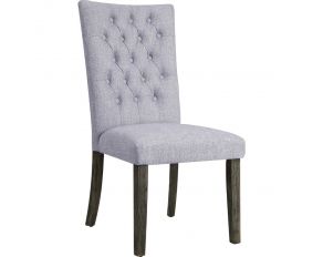 Merel Set of 2 Sides Chairs in Gray