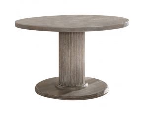 Gabrian Round Dining Table in Reclaimed Gray