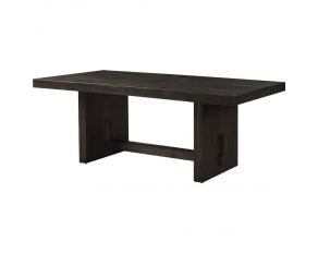 Haddie Rectangular Dining Table in Distressed Walnut