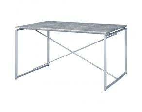 Jurgen Rectangular Dining Table in Silver