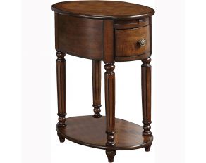 Peniel Accent Table in Dark Oak