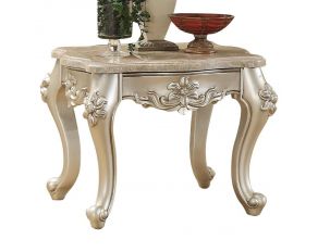 Bently End Table in Champagne