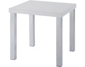 Harta Square End Table in White