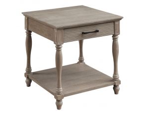 Ariolo End Table in Weathered Oak