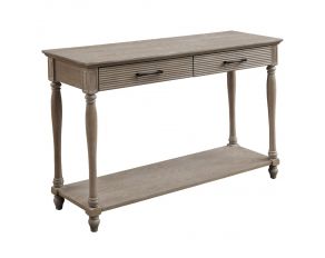 Ariolo Sofa Table in Weathered Oak