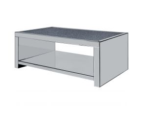 Malish Coffee Table in Mirrored Finish