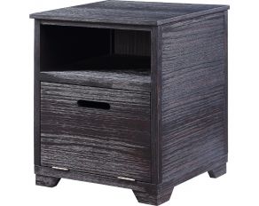 Kamilia End Table in Antique Black