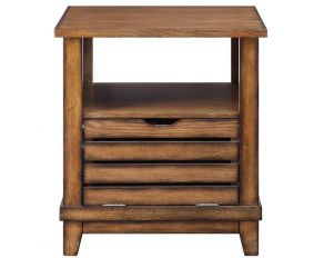 Gabriella Square End Table in Oak