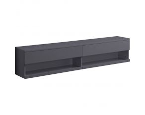 Ximena TV Stand in LED and Gray Finish