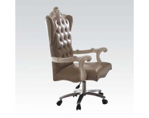 Versailles Executive Office Chair in Vintage Gray and Bone White