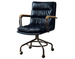 Harith Executive Office Chair in Vintage Blue