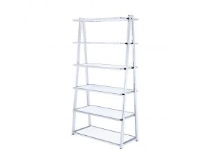 Coleen Bookshelf in High Gloss White