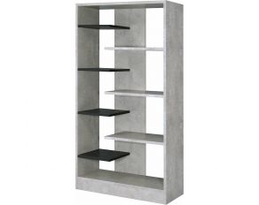 Magna Bookcase in Gray and Black