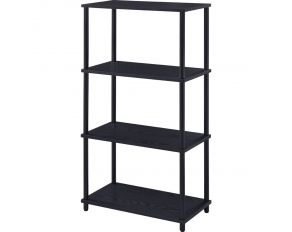 Nypho Bookshelf in Black Finish