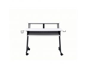 Suitor Music Desk in White and Black